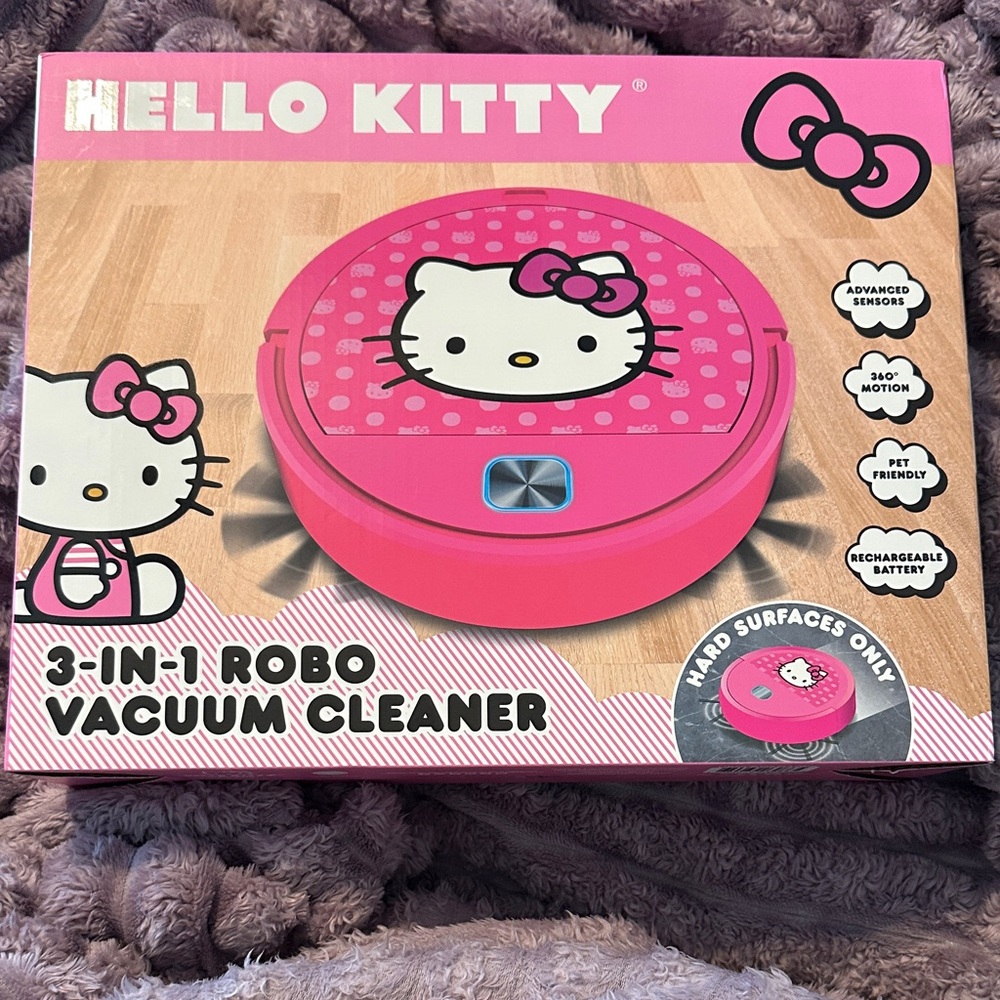 Hello Kitty Pink 3-in-1 Robo Vacuum